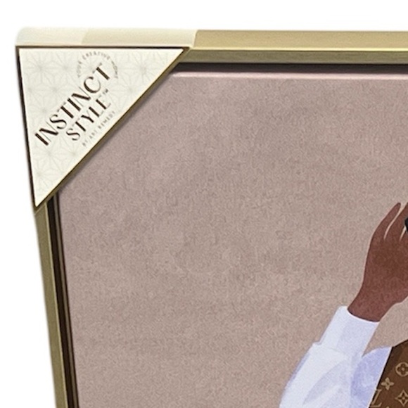 NEW Designart 'LV Girl on the Town' Modern Framed Canvas Wall Art Print - Picture 6 of 8